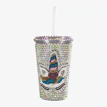 Vaso Unicornio Glitter