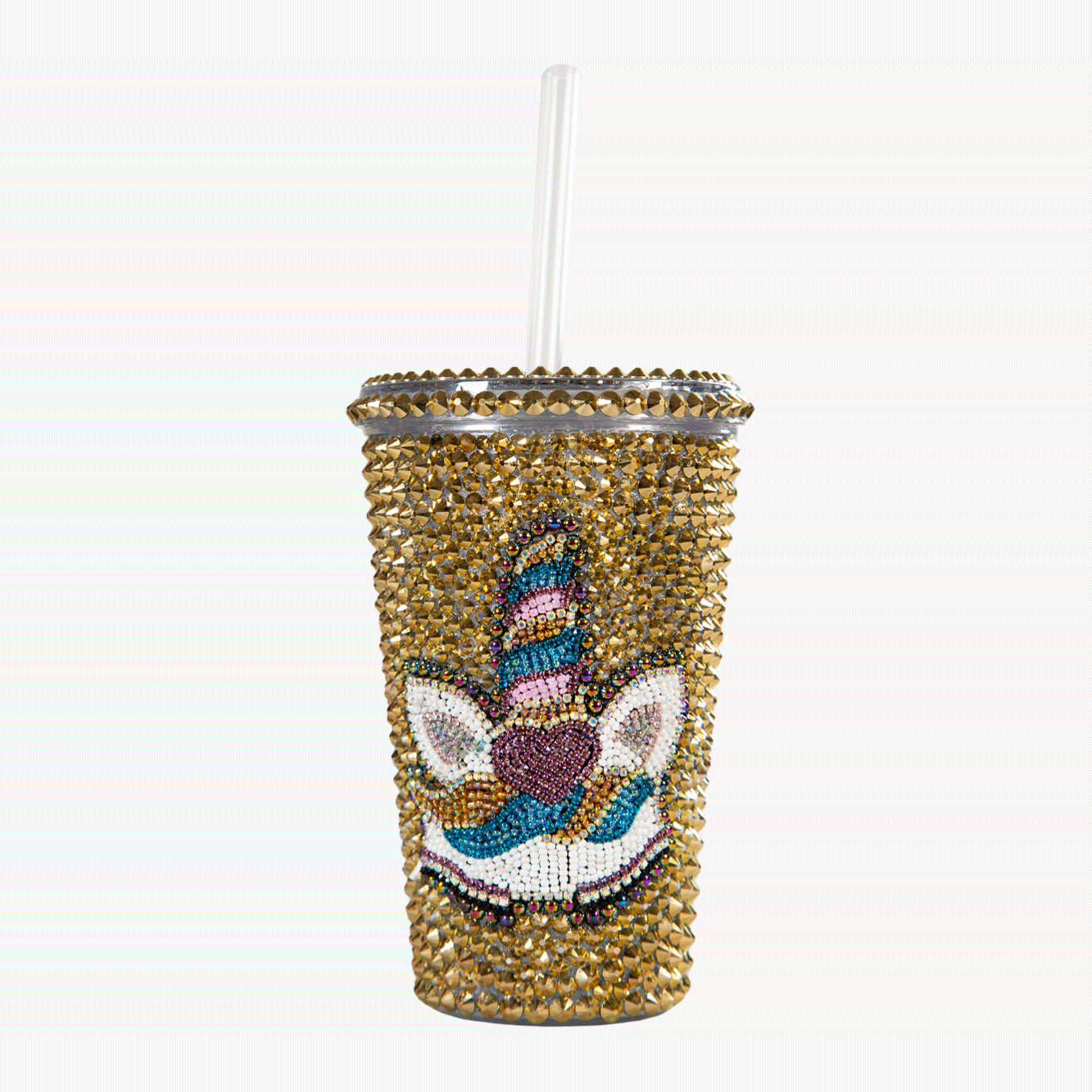 Vaso Unicornio Gold