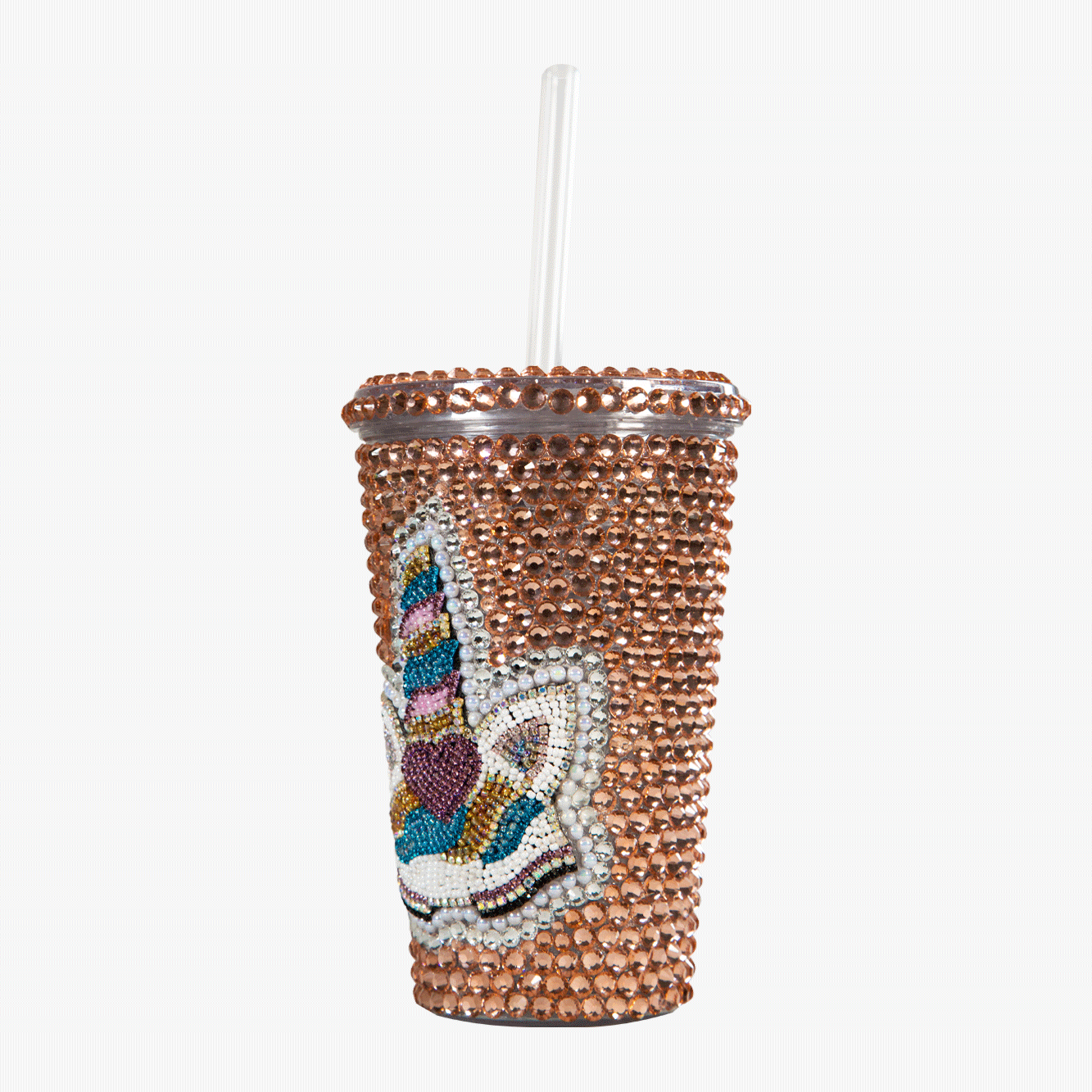 Vaso Unicornio Rose Gold